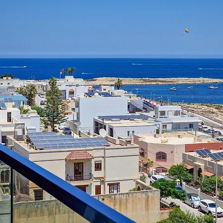 Seascape - Modern Seaview Apartment In Prime Area Of Qawra Lejlighed