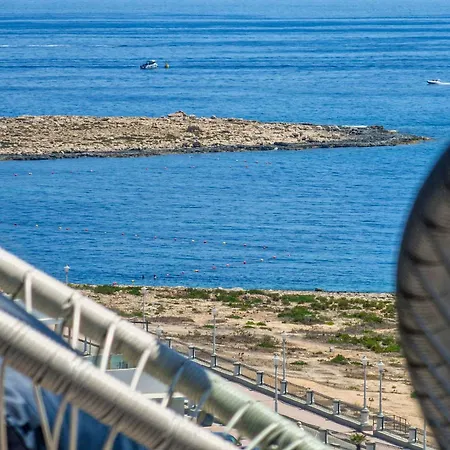 Lejlighed Seascape - Modern Seaview Apartment In Prime Area Of Qawra San Pawl il-Baħar